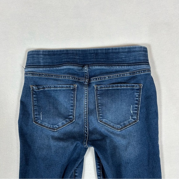 Old Navy Dark Blue Distressed Jeggings - Picture 4 of 11